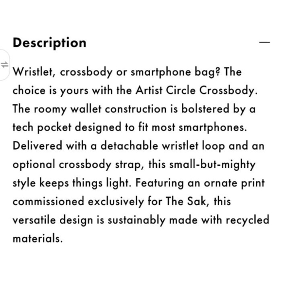 The Sak Iris Smartphone Crossbody Bag - Picture 7 of 9